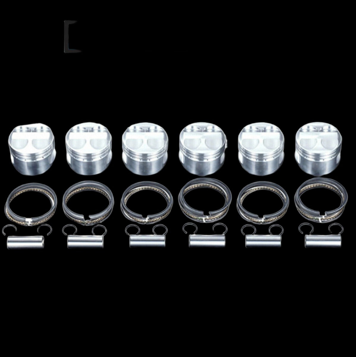 CP Forged Pistons Toyota Supra MK4 2JZGTE 2JZ-GTE 2JZ-GE 86mm STD -8.8 cc 9.0:1