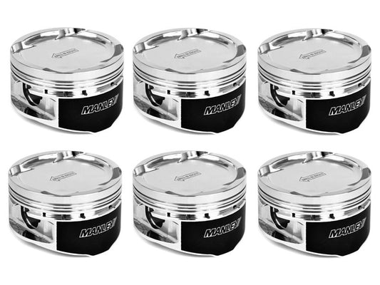 Manley Forged Turbo Tuff 90mm Stroker Pistons Supra MK4 2JZ-GTE 86.75mm +0.75mm Bore -4 cc 9.0:1
